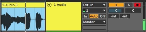 Create a new audio track and record or import your vocal signal.