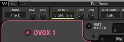Set ‘Synth Source’ to ‘Sidechain.’