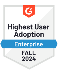 Highest user adoption enterprise fall 2024