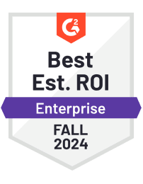 Best estimated ROI enterprise fall 2024